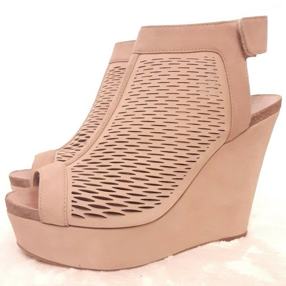 Vince Camuto Shoes - Vince Camuto Womens Kyrene Wedge Platform Shoes 9M